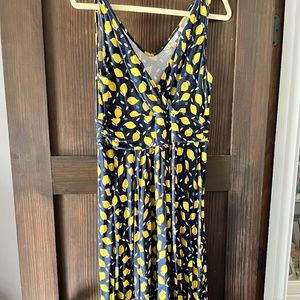 Boden Effie Lemon Dress